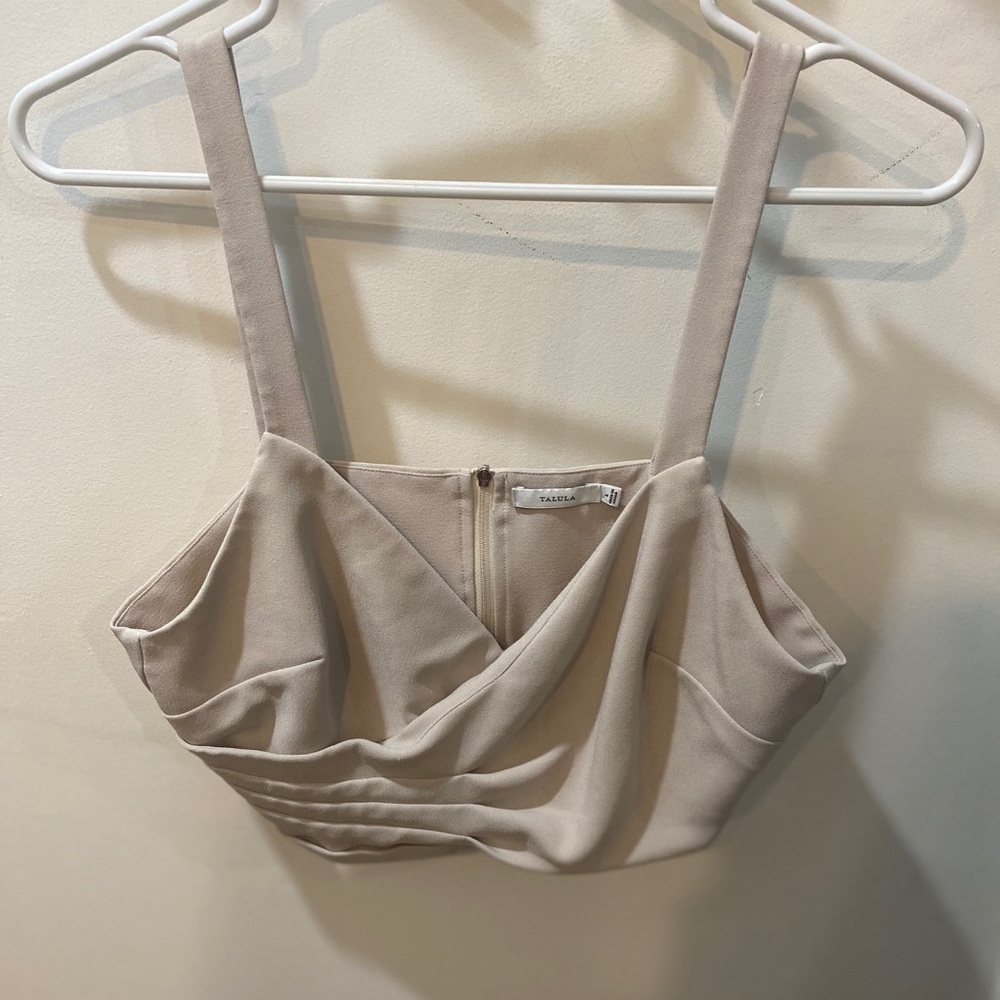 Aritzia cream crop top